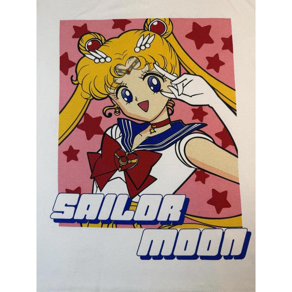 Sailor Moon Usagi Tsukino Anime T-Shirt Small White Retro Fashion. Super Cute! - Picture 2 of 6